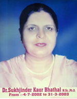 18 Dr Sukhjinder Kaur (2002-03)